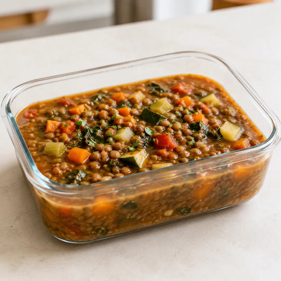 Foto da sopinha Sopa de Lentilha com Vegetais